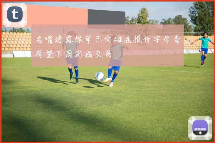 名嘴透露绿军已向雄鹿报价字母哥有望下周完成交易