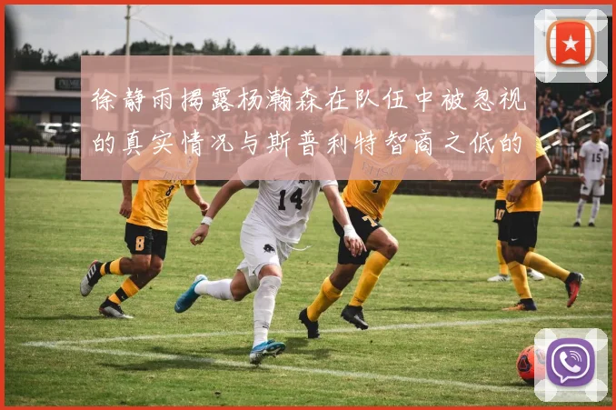 徐静雨揭露杨瀚森在队伍中被忽视的真实情况与斯普利特智商之低的尴尬真相
