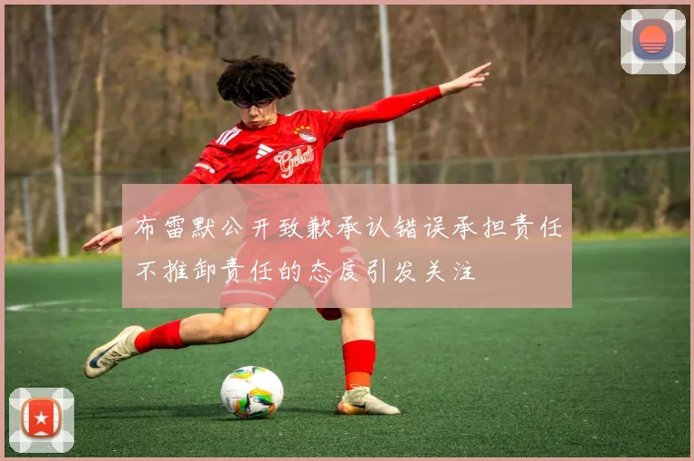 布雷默公开致歉承认错误承担责任不推卸责任的态度引发关注